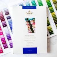 ราคา DMC Colour shade book ชาร์ตสี dmc แบบมีไหมจริงในเล่ม ฝรั่งเศสแท้ (1178578694)