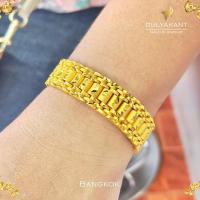 ราคา B456 เลสข้อมือ เศษทองคำแท้ หนัก 5 บาท ยาว 6 8 นิ้ว 1เส้น ข้อมือ สร้อยข้อมือ สร้อยข้อมือทอง สร้อยทอง เลสข้อมือ ทองเหมือนแท้ กำไลข้อมือ เลสทองไม่ลอก (19695623625)