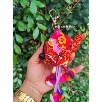 ราคา พวงกุญแจผ้าชาวเขาพวงกุญแจแบบหนีบรูปช้างน้อยนกฮูกม้ายูนิคอร์นคละสีงานแฮนเมดส่งด่วน (20052375496)