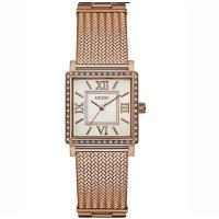 ราคา Guess าว่าแท้100 นาฬิกาข้อมือผู้หญิงสายตาข่ายหน้าปัดเหลี่ยมเพชรแฟชั่น W0826L1 W0826L2 W0826L3 W0826L4 28MM W1030L2 W1030L1 (16103840839)