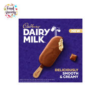 ราคา Cadbury Dairy Milk Ice Cream Sticks 4X100ml แคดเบอรี แดรี่ มิลค์ ไอศกรีมแท่ง 4X100 มิลลิกรัม (21320285297)