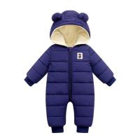 ราคา Smartingbabyชุดจั๊มสูทแขนยาวสำหรับเด็กผู้ชายชุดจั๊มสูทผ้าฝ้ายมีฮู้ดขนเป็ดเสื้อผ้ากันหนาวสำหรับทารกแรกเกิดแฟชั่นหนาสำหรับคลาน (5496806572)