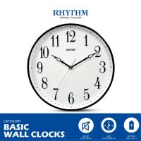 ราคา นาฬิกาแขวน RHYTHM นาฬิกาติดผนัง ตัวเลขสามมิติ ขอบสีดำ 33 8 ซม (17281049367)