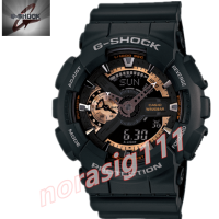ราคา Casio นาฬิกาข้อมือ GShock รุ่น GA 110RG 1A Rose gold and Black (1006218717)