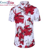 ราคา โคซี่อัพเสื้อเชิ้ตผู้ชายแขนยาวบางลายดอกไม้บาติกสังคมสไตล์อังกฤษไนท์คลับพรหมสบายๆ (1288956222)