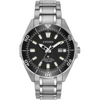 ราคา Citizen Eco Drive Promaster Diver Mens Watch Silver Bracelet Black Dial (15900216247)