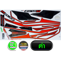 ราคา สติ๊กเกอร์ M SLAZ ปี 2018 รุ่น 3 สติ๊กเกอร์มอไซค์ YAMAHA M SLAZ ปี 2018 รุ่น 3 สีสวย สีสด สีไม่เพี้ยน (7133554199)