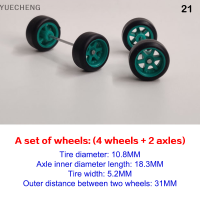 ราคา YUECHENG 4ชิ้น เซ็ต1 64ล้อขนาดสำหรับล้อยาง Hotwheels รุ่นรถแก้ไขชิ้นส่วน (19794536903)