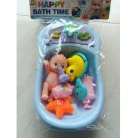 ราคา ของเล่นเด็ก ตุ๊กตาอ่างอาบน้ำเด็ก มีตุ๊กตาทารก อุกปรณ์อ่างอาบน้ำ กดฉีดน้ำได้ ตุ๊กตาอาบน้ำสีพาสเทล มีของพร้อมส่ง (19481004341)