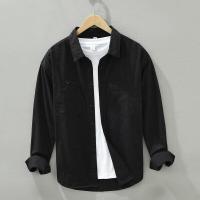 ราคา เสื้อเชิ้ตผ้าฝ้าย100 แขนยาวสำหรับผู้ชายเสื้อผ้าฝ้ายแท้สีฟ้าลำลองเสื้อแฟชั่นกระดุมแถวเดียวสำหรับฤดูใบไม้ผลิฤดูใบไม้ร่วง (19831345924)