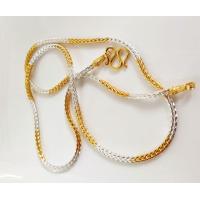 ราคา สร้อยคอสองกษัตย์ลายสี่เสา หนัก2สลึง1บาท2บาท แถมฟรีตลับทอง งานอิตาลี่แท้ตรอกตรา925 (12901496082)