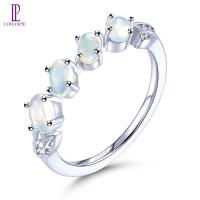 ราคา Lohaspie เครื่องประดับจริง1กะรัต925แหวนเงินพลอยอัญมณีตัดรูปไข่แหวนโอปอลธรรมชาติแหวนโอปอลแหวนพลอยราศีเกิดสำหรับของขวัญเครื่องประดับสตรี (19883696710)