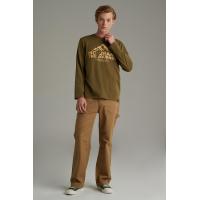 ราคา Mc jeans เสื้อยืดแขนยาวผู้ชาย คอกลม สีเขียวขี้ม้า MTSZB34 (20888863097)