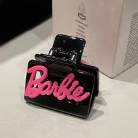 ราคา คลิปผมตุ๊กตาบาร์บี้ตัวอักษรสีชมพู Rhinestone บล็อกแสงหรูหราคลิปจับขนาดเล็ก AHOURR (21099688948)