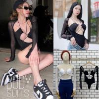 ราคา บอดี้สูทแขนยาวซีทรู Seen Bodysuit ดีเทลเว้าอกแซ่บ ป้ายMADEBEN (17715041966)