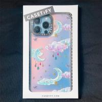 ราคา Casetify X พระจันทร์เมฆเคสเลเซอร์เคส PC Desig TPU Edge IPhone 13 Pro Max 12 Max 11 Pro Max XR X (20522914313)