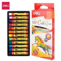 ราคา Deli สีชอล์ค Oil Pastels 12สี 18สี 24สี สีชอล์คน้ำมัน คุณภาพสูง สีสด เหมาะระบายสี (19922185110)