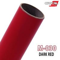 ราคา Oracal 651 M030 สติ๊กเกอร์ด้านสีแดงเข้ม ติดรถยนต์ กดเลือกขนาด (305866093)