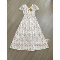 ราคา เดรสงานปักฉลุ เดรสสีขาว PE brand (20300468422)