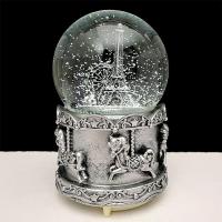 ราคา Snowball Music box กล่องดนตรีหิมะ คริสตัลบอล มีเสียงดนตรี แถมฟรี ถ่าน AAA 3 ก้อน (11213423614)