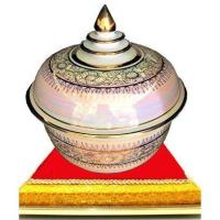 ราคา โถเบญจรงค์ 4 5 6 7 8 9 นิ้ว ขาวมุกลายทอง (4871610391)