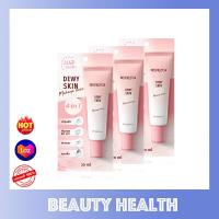 ราคา Merrezca dewy skin makeup base SPF 50 PA 4 in 1 เบส รองพื้น ไพรเมอร์ บำรุง เนื้อครีมปรับตามสีผิว 20 ml x 3 หลอด (16998298228)