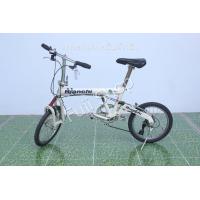 ราคา จักรยานพับได้ญี่ปุ่น ล้อ 18 นิ้ว มีเกียร์ อลูมิเนียม Bianchi สีขาว จักรยานมือสอง (15567781224)