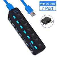 ราคา ฮับ3 0 USB ฮับ Type C ฮับหลาย USB แยก4 7ขยายพอร์ต USB USB USB 3 hab ใช้พลังงานอะแดปเตอร์ฮับ3 0 USB กับสวิทช์สำหรับพีซี (21170693830)