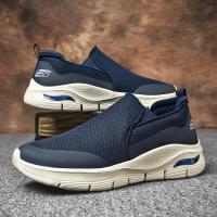 ราคา SKECHERS Gowalk 6 Go Run Mojo Optimise รองเท้าวิ่งผู้ชาย เสื้อคลุมลำลองผู้ชายระดับไฮเอนด์ (20795562350)