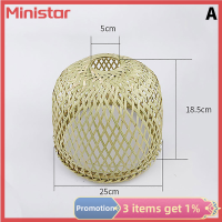 ราคา Ministar โคมไฟหวายทรงโคมไฟเพดานทำจากไม้ไผ่สานหวายที่คลุมหลอดไฟโป๊ะโคมไฟคมระย้าแรเงาตั้งโต๊ะโคมไฟตั้งพื้นโคมไฟทรงกรง (20150421873)