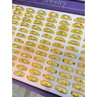 ราคา แหวนทองจิกเพชร ตัดลาย ทรงมน 2สลึง สินค้างานไทย งานเหมือนแท้ บริการปลายทาง (12851417011)