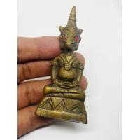 ราคา พระงั่งหน้าครุฑพิมพ์ ทรงเครื่อง เขมรเนื้อโลหะ ขนาดสูง 3 นิ้ว (17505955027)