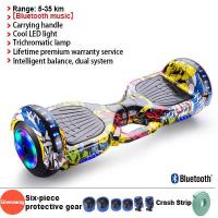 ราคา I Car Store Hoverboard ฮาฟเวอร์บอร์ด สกู๊ตเตอร์ไฟฟ้า รับน้ำหนักได้ 120kg รถยืนไฟฟ้า 2 ล้อ มีไฟ LED (5650974393)