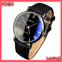 ราคา PDBH Fashion Store นาฬิกาข้อมือธุรกิจนาฬิกาข้อมือสำหรับผู้ชายหนังสังเคราะห์สายรัดควอตซ์อนาล็อคหน้าปัดเลขโรมัน (21256025631)