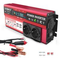 ราคา 12V ถึง220V 4000W Power INVERTER จอแสดงผล LCD EU SOCKET SOLAR INVERTER DUAL USB Fast CHARGING สำหรับโทรศัพท์แล็ปท็อป Car (21170804156)