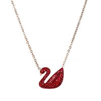 ราคา Swarovski Swan สร้อยคอจี้หงส์ สร้อยคอแฟชั่น สินค้าพร้อมส่ง (16459920565)