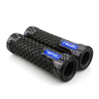 ราคา Rebel Grips Motorcycle Carbon Fiber Pattern Rubber Gel Hand Grips Handlebar Universal for HONDA CMX Rebel 500 300 1100 CMX300 CMX500 2017 2020 2021 (13970826254)