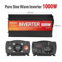 ราคา Pure Sine Wave อินเวอร์เตอร์1000W 4000W พลังงานแสงอาทิตย์อินเวอร์เตอร์รถพร้อมจอแสดงผล LED DC 12V 24V V ถึง AC 220V หม้อแปลงแรงดันไฟฟ้า (21170471866)