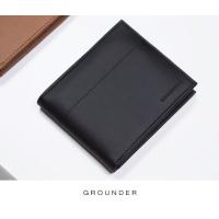 ราคา GROUNDER BLACK SHORT WALLET กระเป๋าสตางค์ผู้ชาย กระเป๋าสตางค์แบบสั้น หนังสังเคราะห์ แบบเรียบ สีดำ (21362957773)