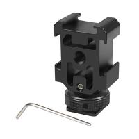 ราคา Triple Hot Shoe Mount Adapter Bracket Stand Holder for DSLR Camera for LED Video Microphone Flash Light (18902030785)