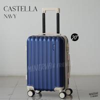 ราคา MINERVA กระเป๋าเดินทางล้อลาก รุ่น Castella 14 20 24 28 นิ้ว วัสดุ ABS แข็งแรง น้ำหนักเบา หิ้วขึ้นเครื่องบินได้ M01 by SWISHNAVY (20922638567)