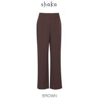 ราคา Shaka AW23 Straight Pants กางเกงขายาว ทรงตรง ใส่ซิปกลางหน้า PN 8231204 (21256771967)