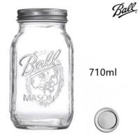 ราคา โหลแก้วBall Mason American Mason Jar แก้ว Jar ปิดผนึกโปร่งใส Scale Jar Overnight Oatmeal Cup Milkshake Drink glass jar for weed พร้อมส่ง (15834684083)