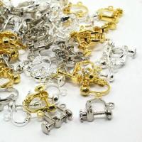 ราคา 10pcs Brass Clip on Earring Findingsfor non pierced Ears with Loop Nickel Free for Jewelry Making DIY (9711685532)