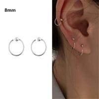 ราคา ต่างหู1คู่สาวลมเย็นง่ายวงกลมเล็กชุบเงิน (10175119274)