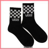 ราคา VANS Uni Trendy Checker Board Mid Cut Socks (16487191024)