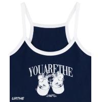 ราคา URTHE เสื้อกล้ามครอป สกรีนลาย รุ่น CHEERS (21007212573)