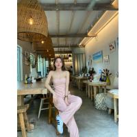 ราคา Dressfriends bybf Cote Tube and Cargo Pants ขายแยกเสื้อกับกางเกง เสื้อเกาะอก ทรงดี ดีเทลเว้า กับกางเกงเอวกลางทรงคาร์โก้สุดเท่ (20062640374)