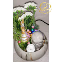 ราคา น้ำพุฮวงจุ้ยnatthawanSS1420 น้ำพุตั้งโต๊ะชุดพญานาค (17968374880)
