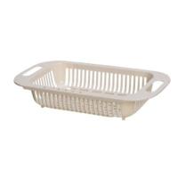 ราคา ตะกร้าล้างผัก ตะแกรงล้างผัก ผลไม้ ตะแกรงอเนกประสงค์ ตะแกรงพลาสติก กะละมังล้างผัก ผลไม้ แบบยืดหดได้ มีรูระบายน้ำ (17474517827)